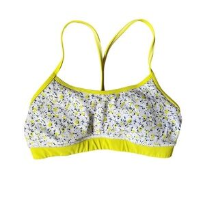 Lululemon Flow Y Floral Print Sports Bra Size 6